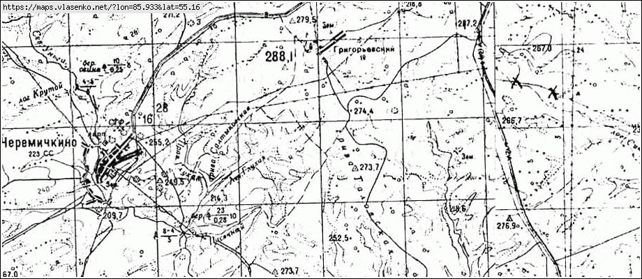 Промышленновский район карта