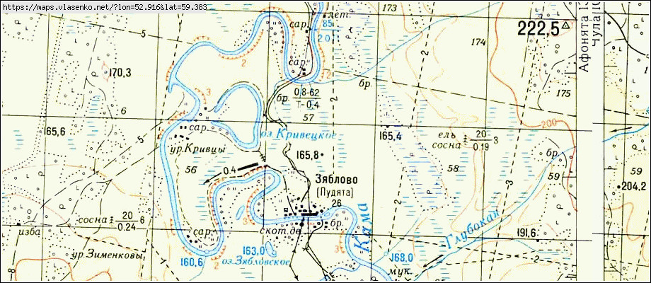 Карта афанасьевского района кировской области