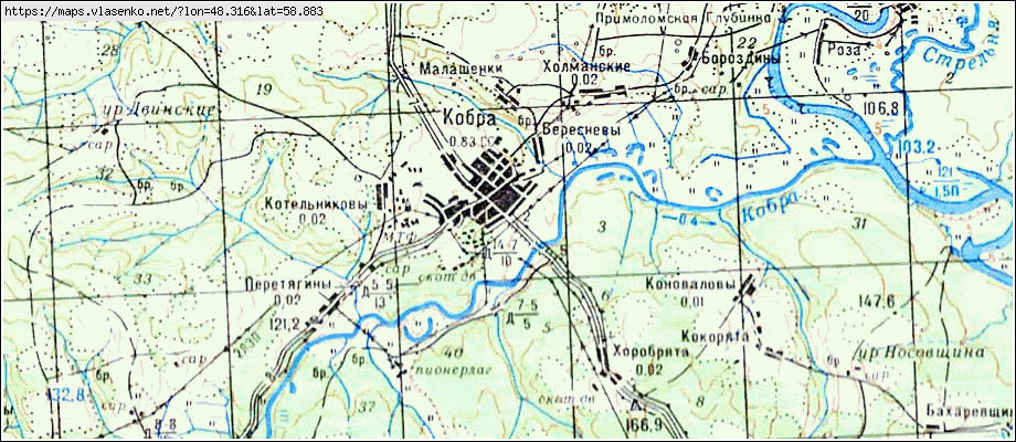 Карта даровского района кировской области