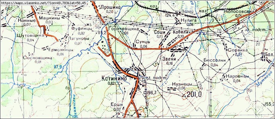 Карта кирово чепецкого района кировской области подробная