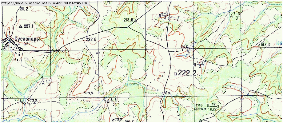 С березник куменский район карта