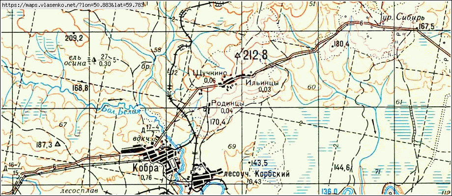 Карта кировской области нагорского района со спутника