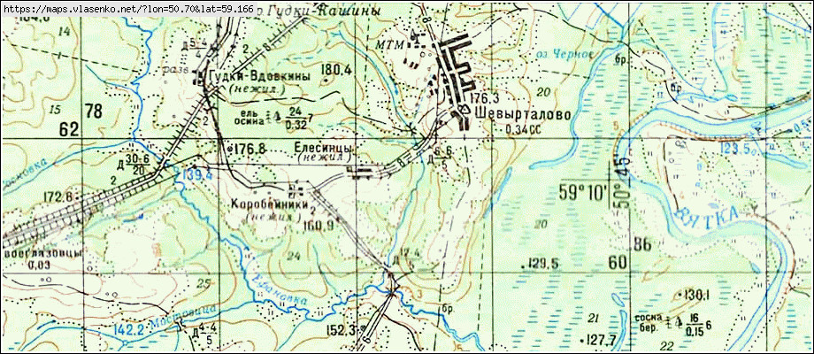 Карта кировской области нагорск