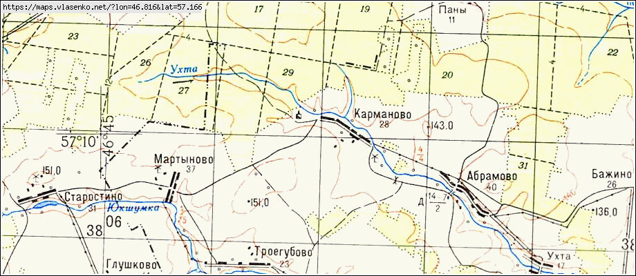 Карта осадков карманово смоленская область