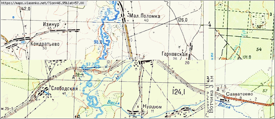 Карта санчурского района кировской области