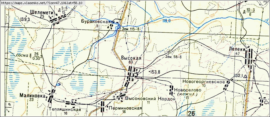 Карта новотроицкое шабалинский район кировская область