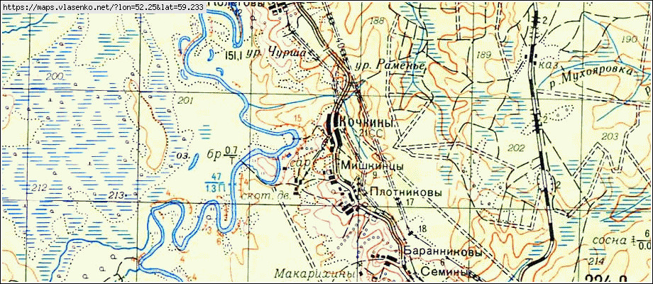 Карта сосновка кировская область