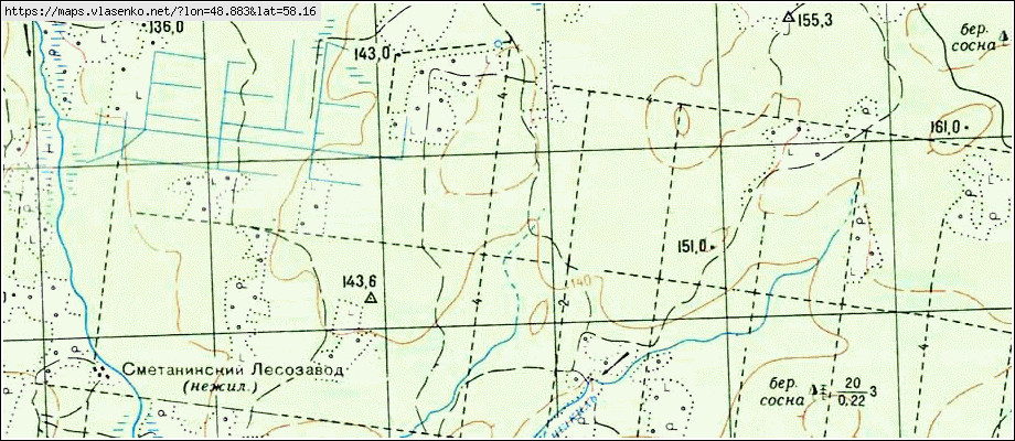 Карта верхошижемского района