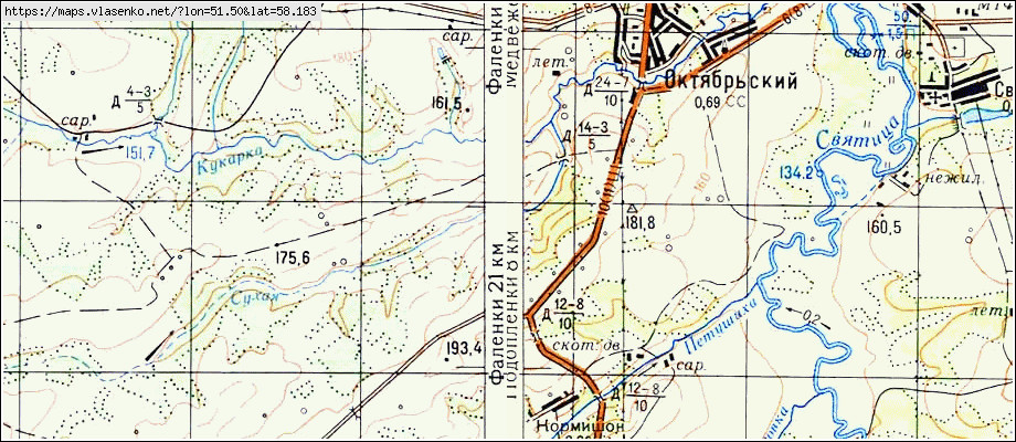 Карта зуевка онлайн