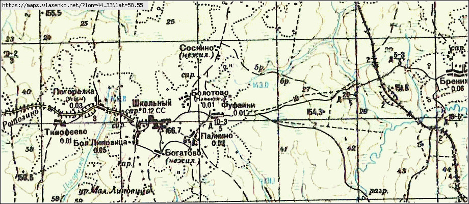 Карта ркка костромская область