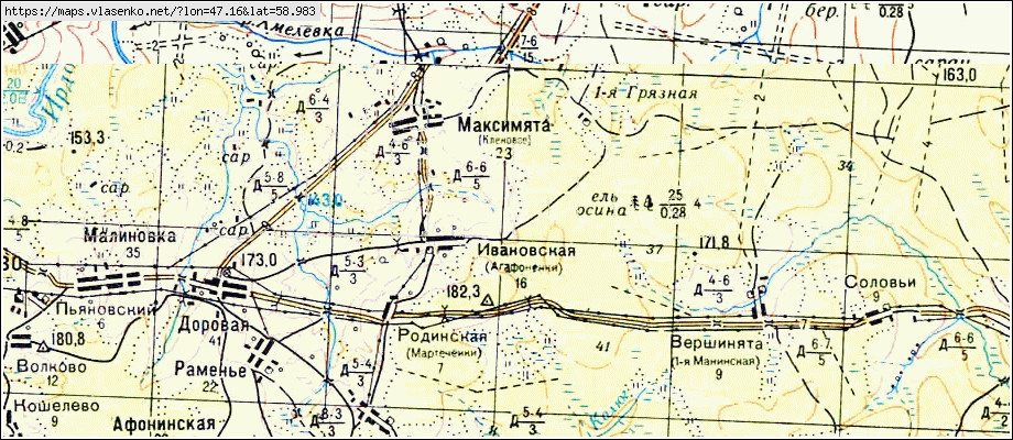 Карта с боговарово костромской