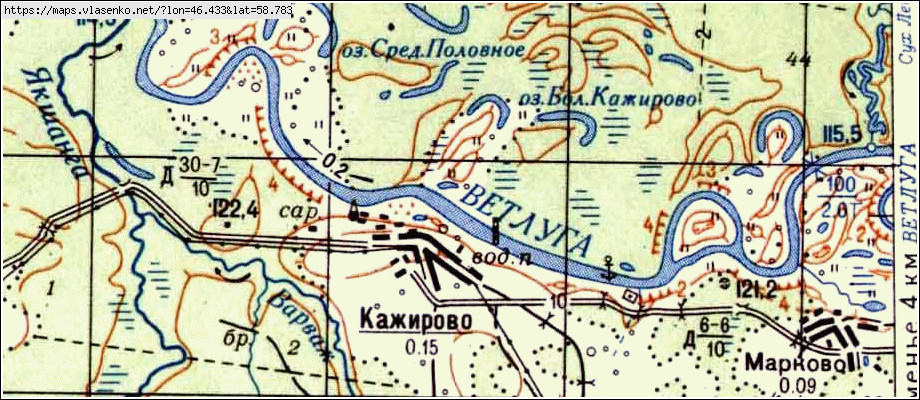 Карта вохомского района костромской области подробная с деревнями