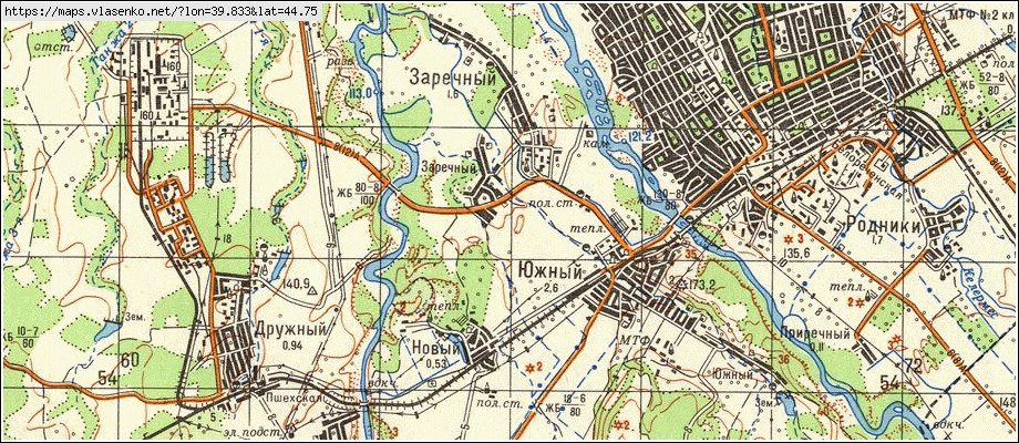 Карта хутор кубанский белореченский - 86 фото