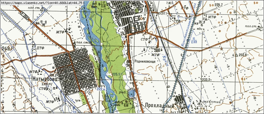 Карта курганинского района краснодарского края