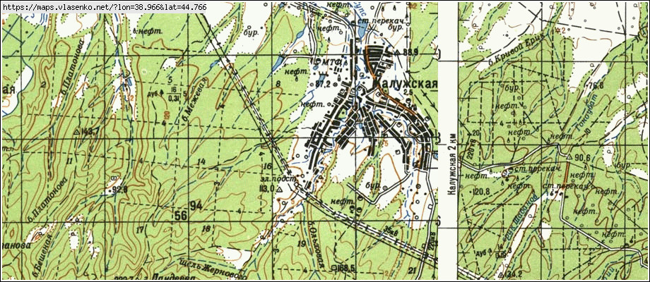 Карта станицы северской краснодарского