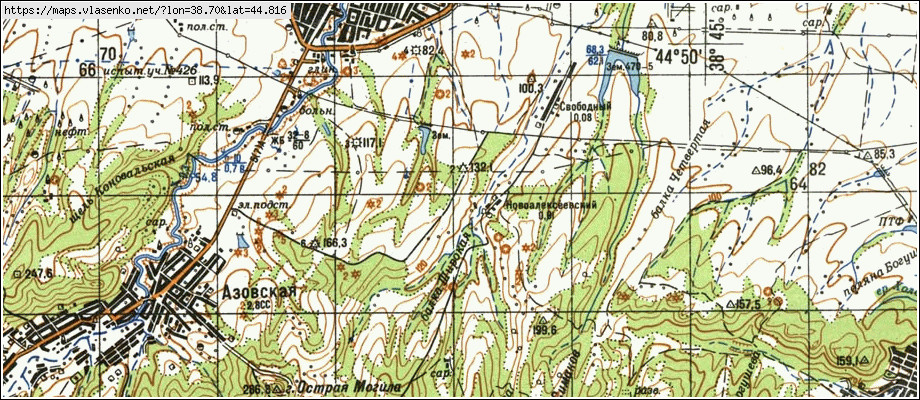 Северская краснодарский край на карте