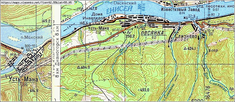 Карта балахтинского района красноярского края