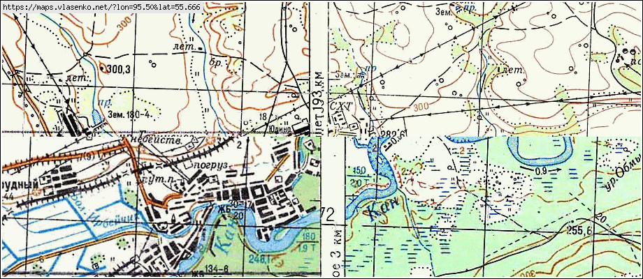 Карта ирбейского района