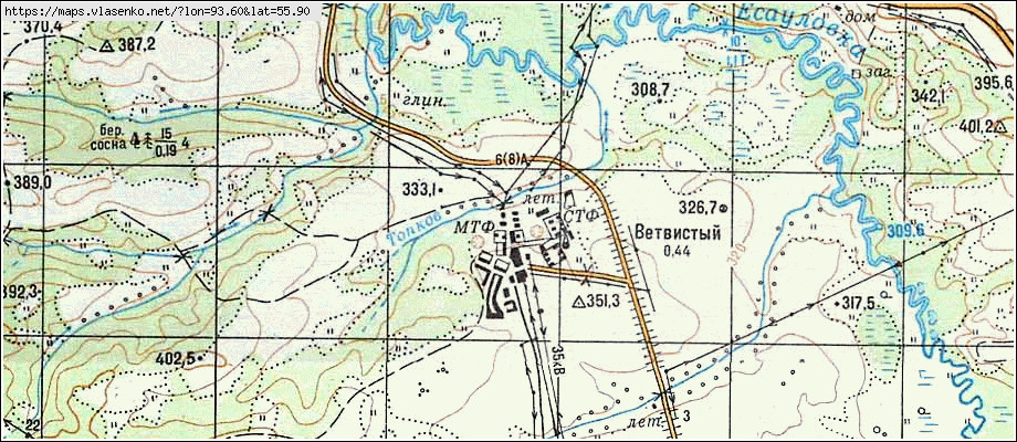 Шалинское красноярский край карта