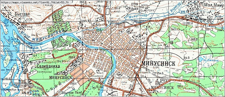 Селиваниха минусинский район карта