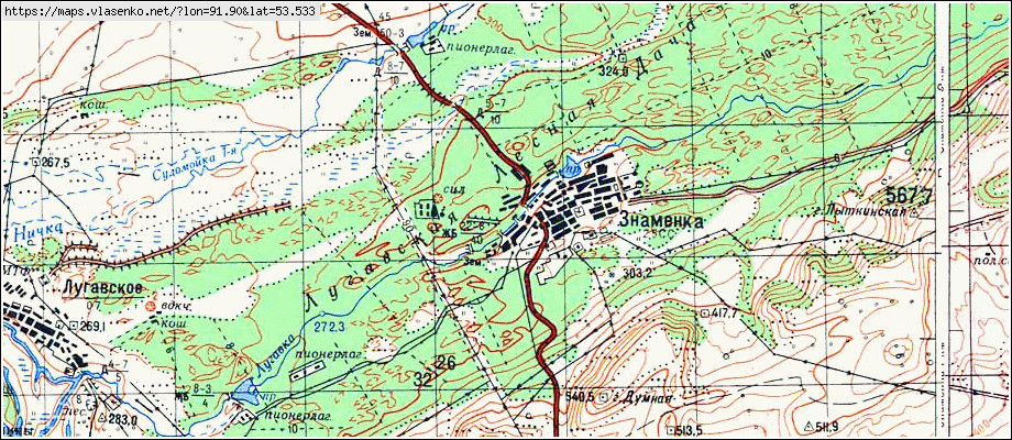 Минусинск красноярский край карта