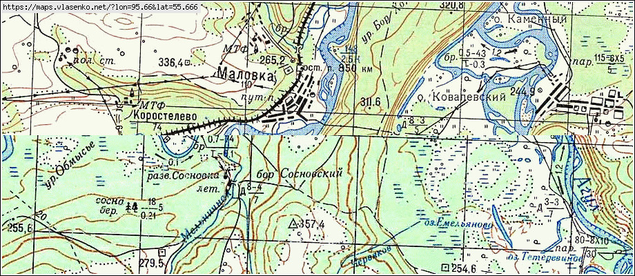 Карта рыбинский район красноярского края