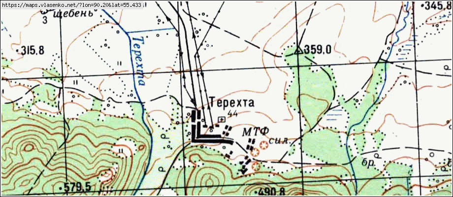 Ашпан ужурский район карта