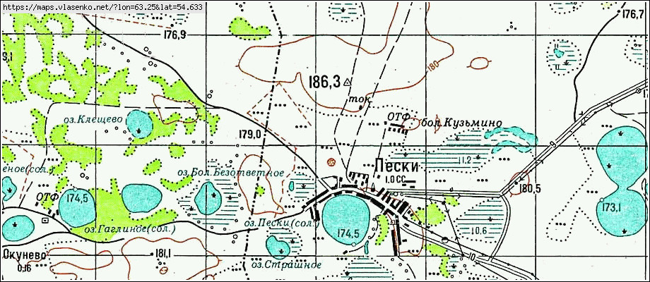 Карта целинного курганской области