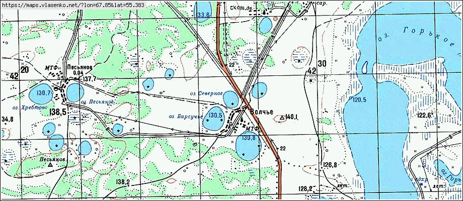 Карта озер курганской области подробная