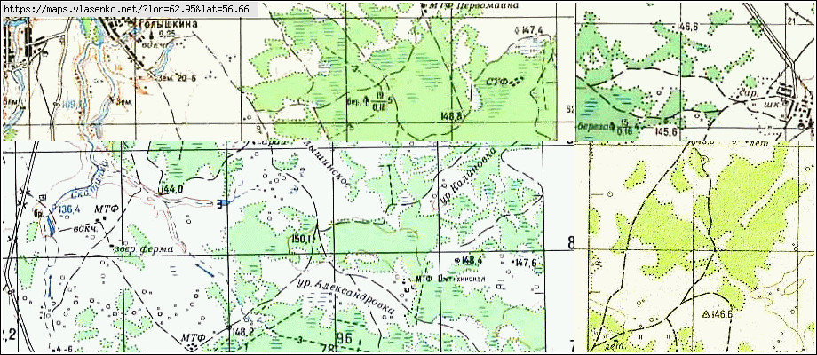 Карта курганской области ркка