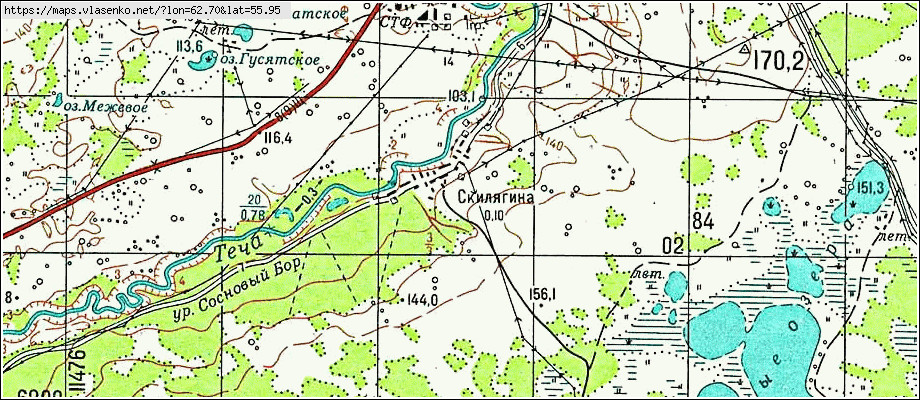 Карта катайского района курганской области