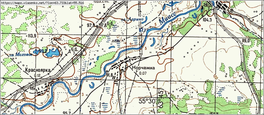 Карта мишкино курганской области с улицами и номерами