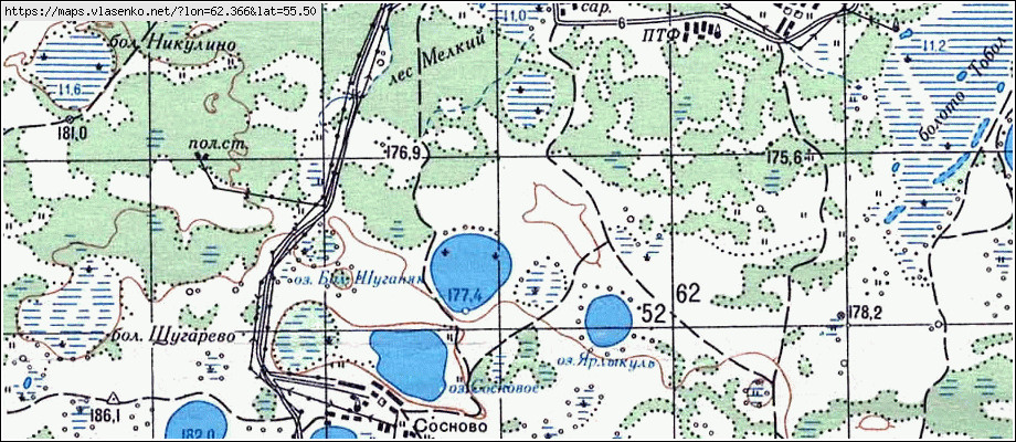 Карта сафакулевского района