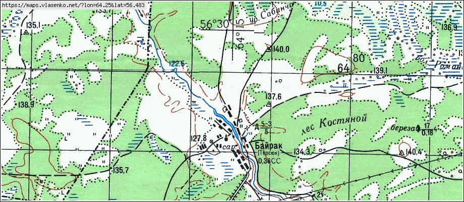 Шадринский район карта