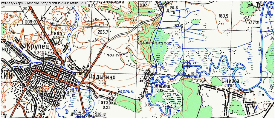 Карта дмитриевского района курской области подробная