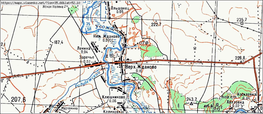 Карта дмитриевского района