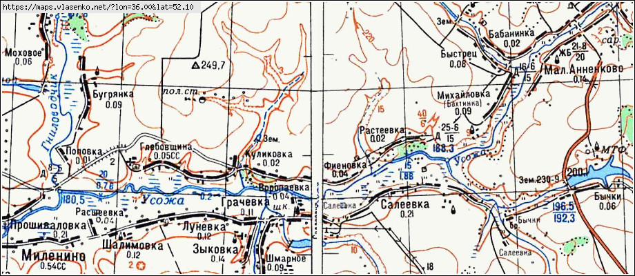 Карта курской области фатежского района курской области