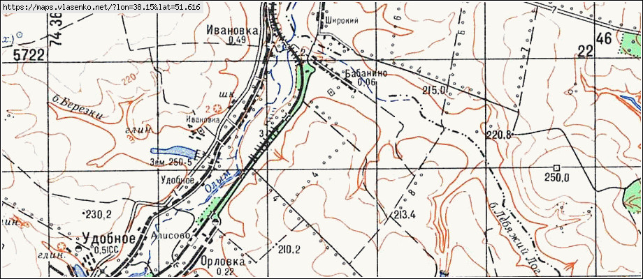 Карта курской области горшеченский район