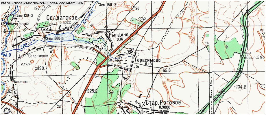 Карта курской области горшеченский район