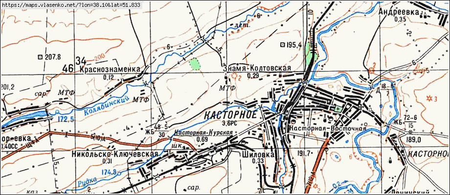 Карта спутник курская область онлайн