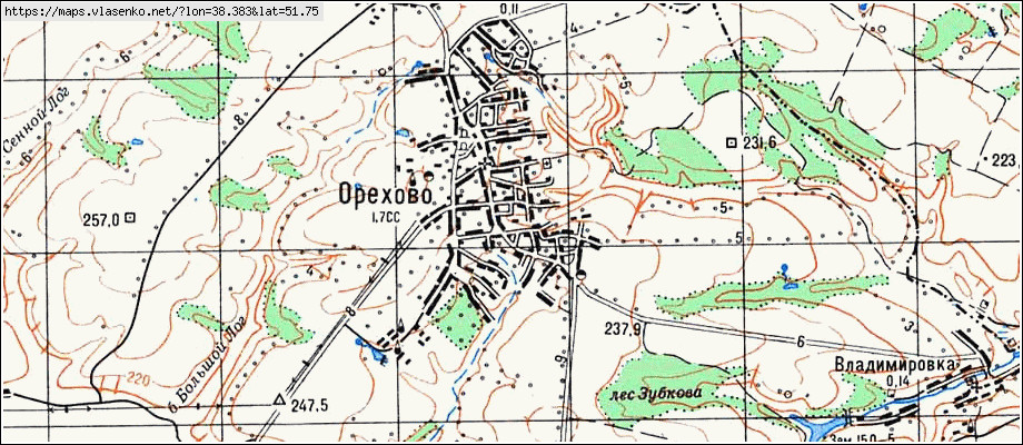 Карта касторенского района курской области