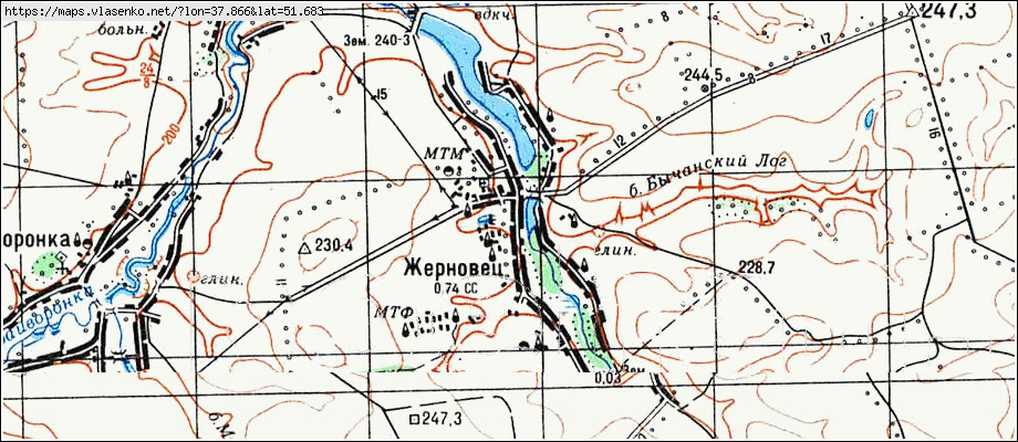 Карта касторенского района курской области