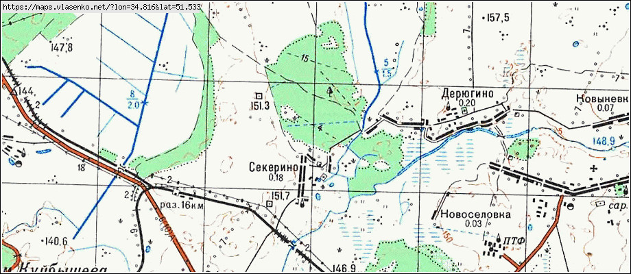 Карта курской области кореневского района курской области