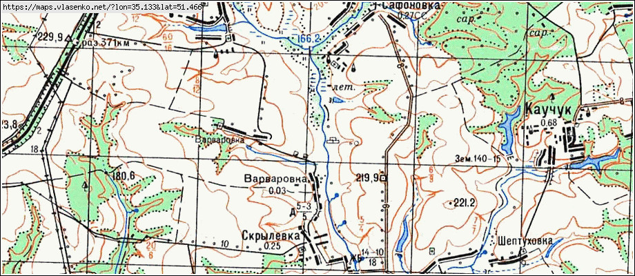 Карта кореневского района курской области с районами и деревнями