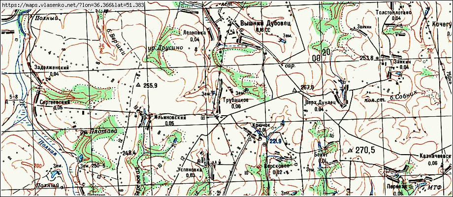 Медвенка карта курская область