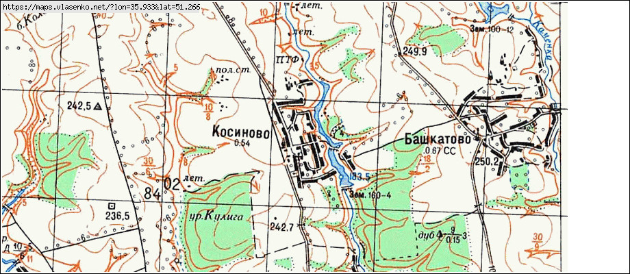 Обоянь курская область карта