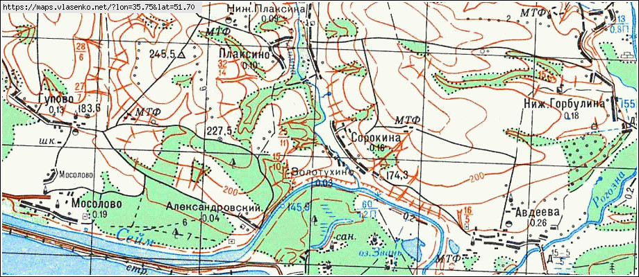 Карта осадков золотухино курская область