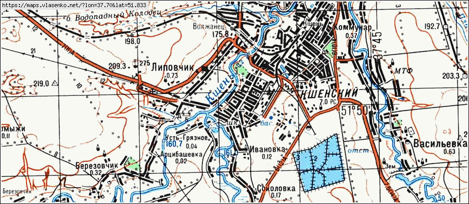 Карта орловской области должанского района орловской области