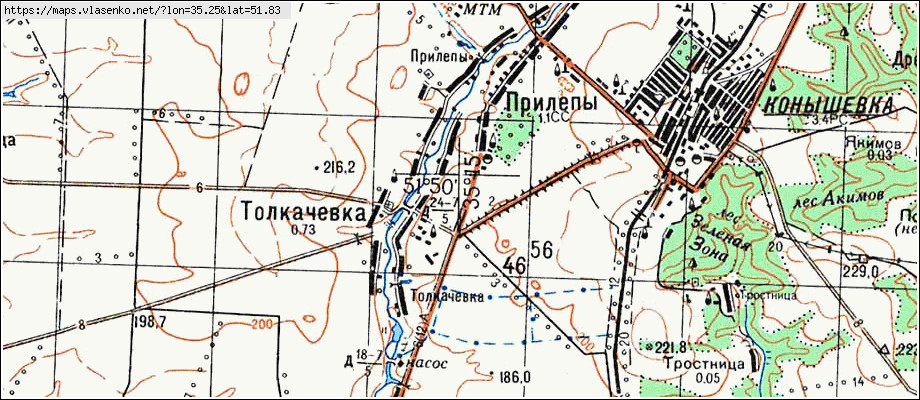 Карта суджи курской области