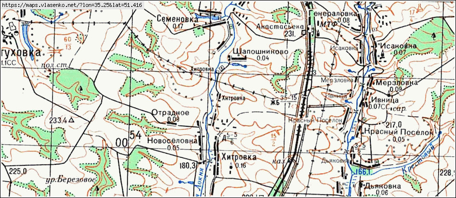 Карта суджанского района с населенными пунктами